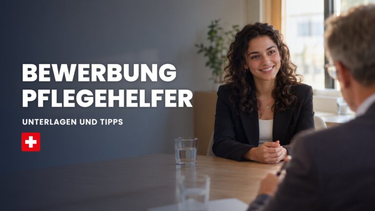 Bewerbung Pflegehelfer: Unterlagen und Tipps