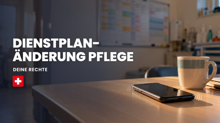 Dienstplanänderung Pflege: Deine Rechte