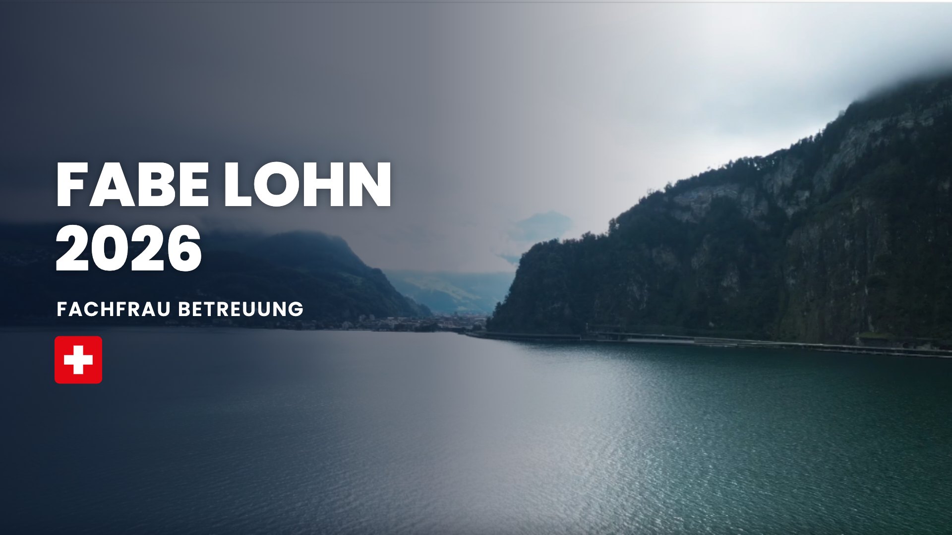 FaBe Lohn 2026: Fachfrau Betreuung in der Schweiz
