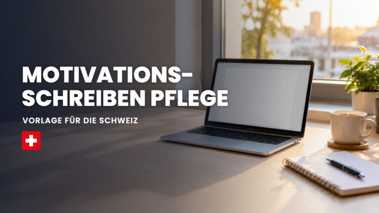 Motivationsschreiben Pflege: Vorlage für die Schweiz