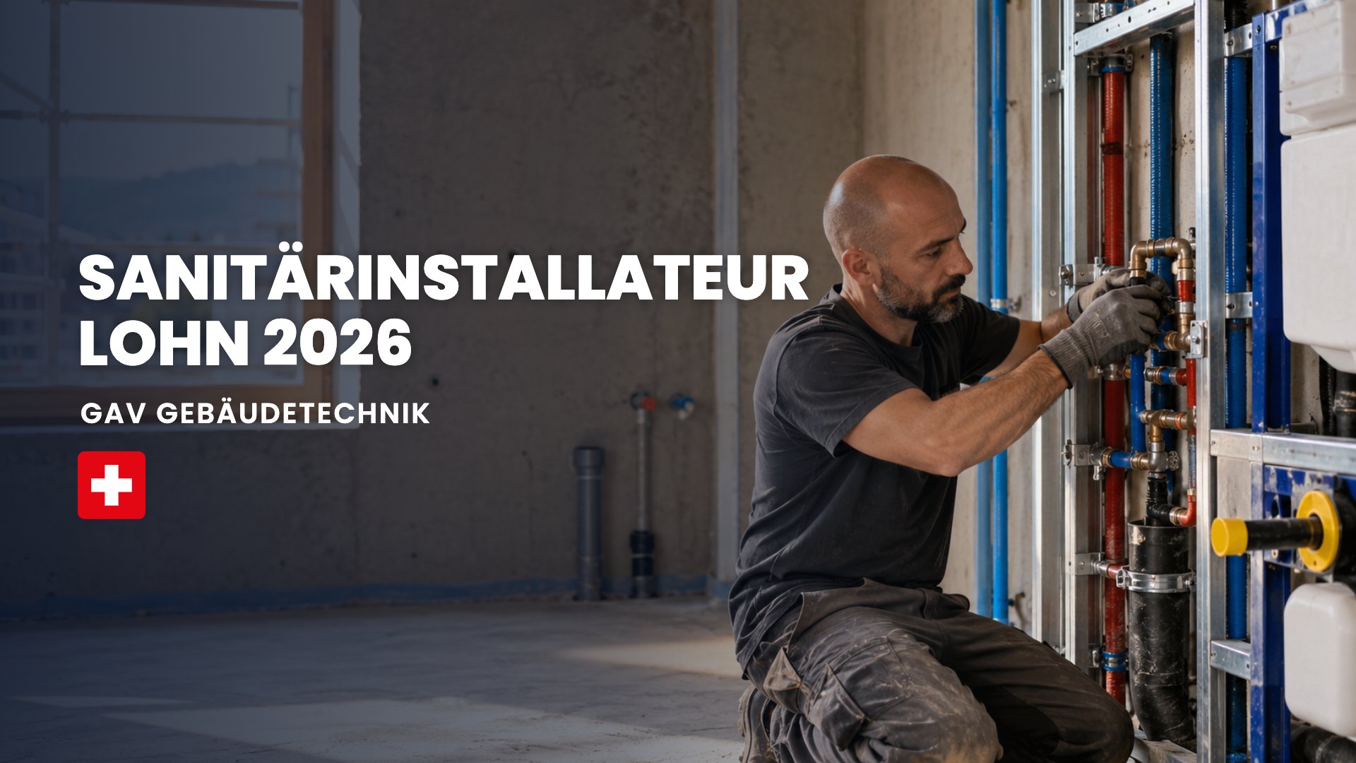 SANITÄRINSTALLATEUR LOHN 2026: GAV Gebäudetechnik